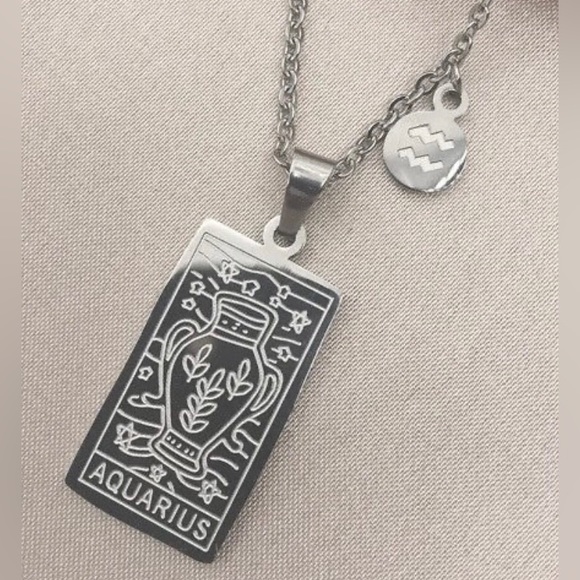 New Stainless Steel Zodiac Pendants and Chain - Picture 3 of 10
